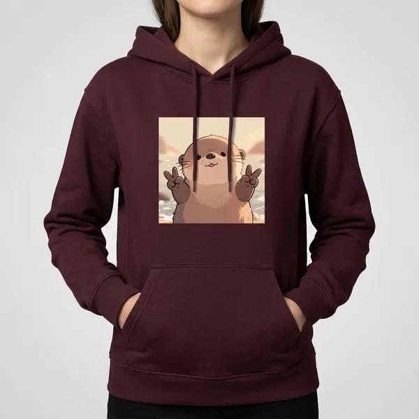Overloaded_Cuteness_Hoodie_Maroon