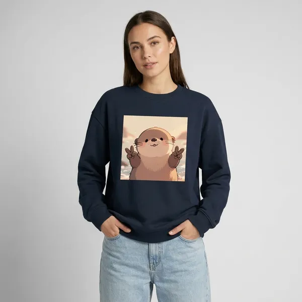 Overloaded_Cuteness_Oversized_Sweatshirt_Navy_Blue