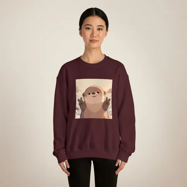 Overloaded_Cuteness_Oversized_Sweatshirt_Maroon