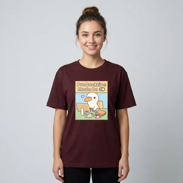 Producktive_Classic_T_Shirt_Maroon