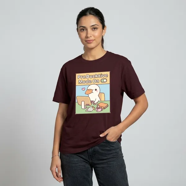 Producktive_Classic_T_Shirt_Maroon