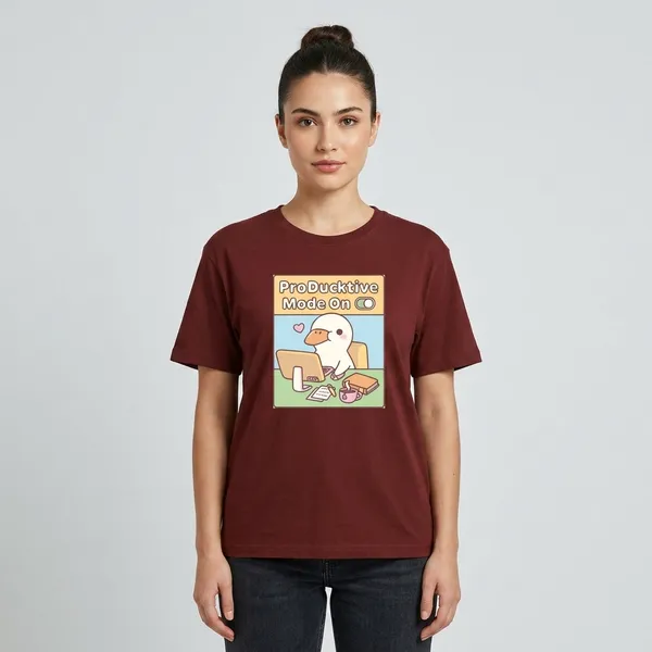 Producktive_Classic_T_Shirt_Brick_Red