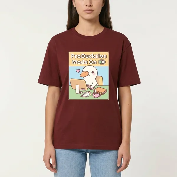 Producktive_Classic_T_Shirt_Brick_Red