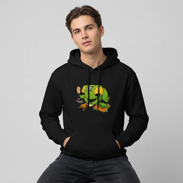 Froggo_Unisex_Hoodie_Black