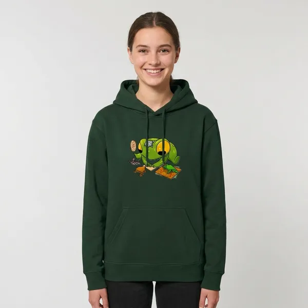 Froggo_Unisex_Hoodie_Bottle_Green