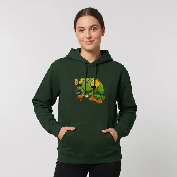 Froggo_Unisex_Hoodie_Bottle_Green