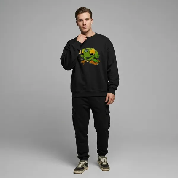 Froggo_Oversized_Sweatshirt_Black