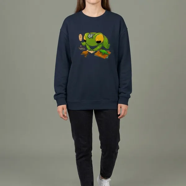 Froggo_Oversized_Sweatshirt_Navy_Blue