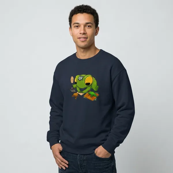 Froggo_Oversized_Sweatshirt_Navy_Blue