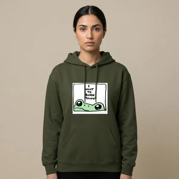Burn_Things_Unisex_Hoodie_Olive_Green
