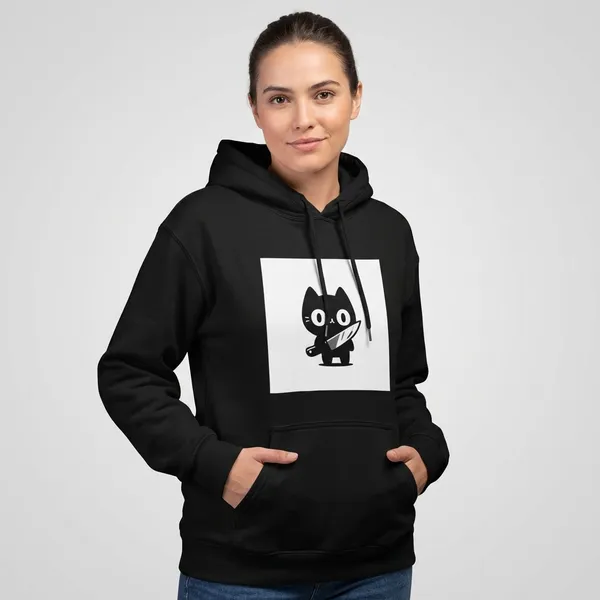 Killer_Cat_Hoodie_Black