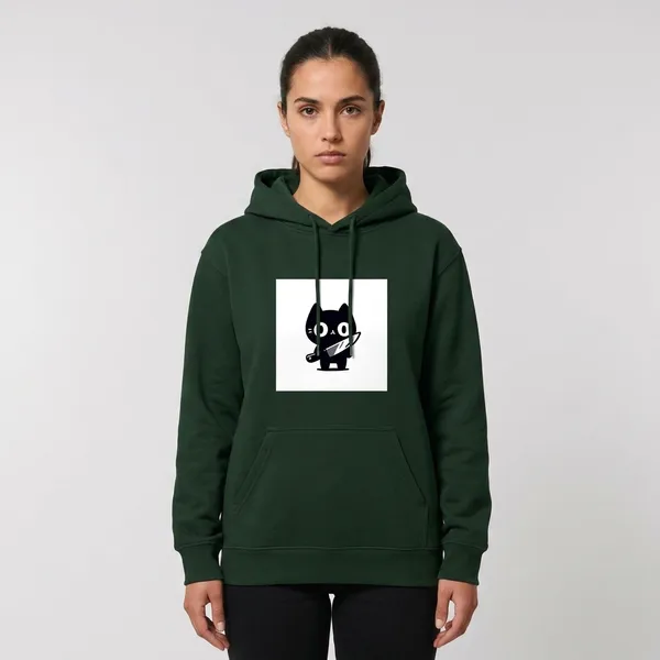 Killer_Cat_Hoodie_Bottle_Green