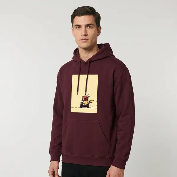 Cool_Rider_Unisex_Hoodie_Maroon