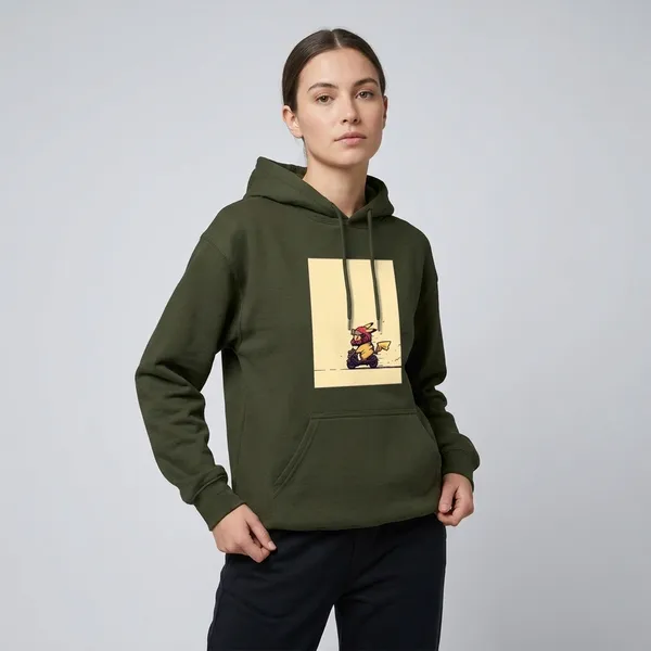 Cool_Rider_Unisex_Hoodie_Olive_Green