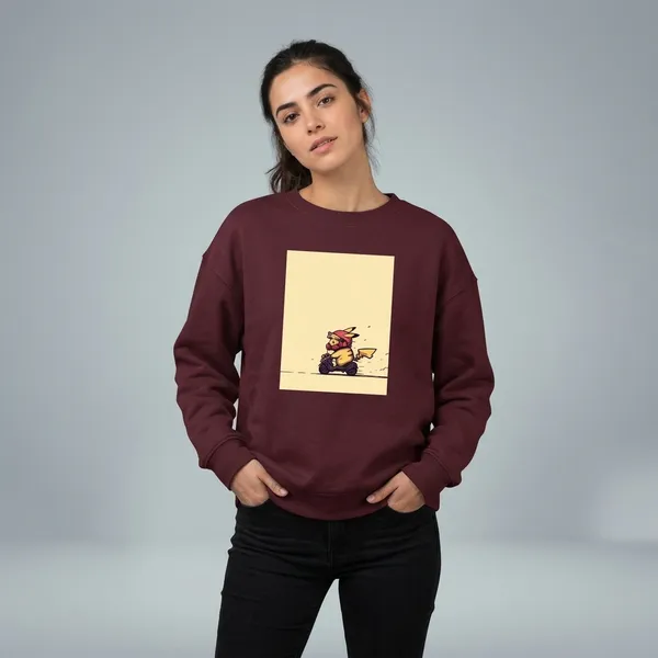 Cool_Rider_Oversized_Sweatshirt_Maroon