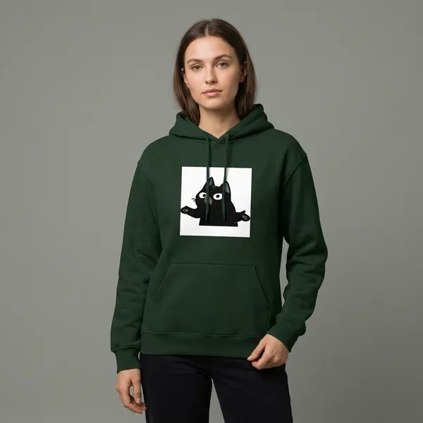 Whaaat_Unisex_Hoodie_Bottle_Green
