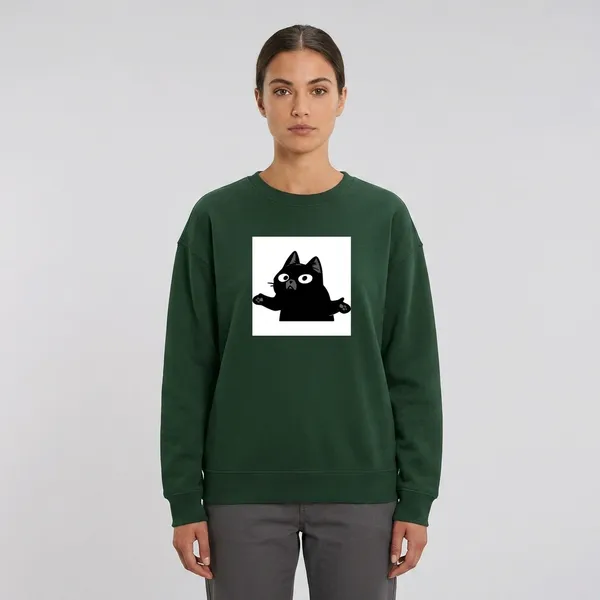 Whaaat_Oversized_Sweatshirt_Bottle_Green