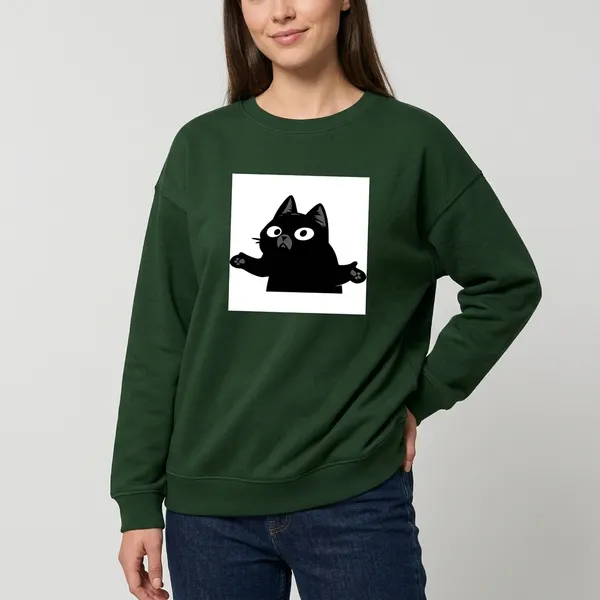 Whaaat_Oversized_Sweatshirt_Bottle_Green