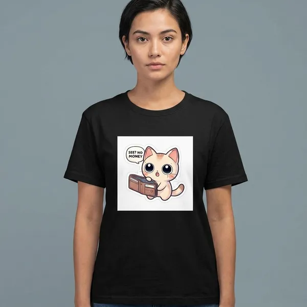 See_No_Money_Classic_T_Shirt_Black