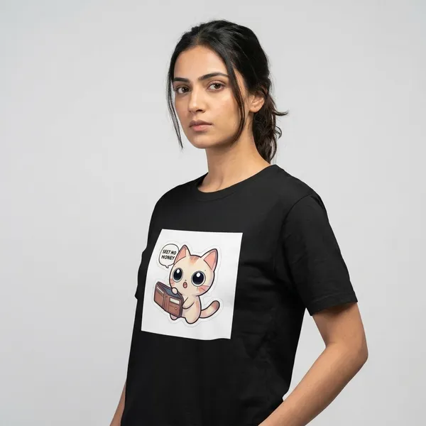 See_No_Money_Classic_T_Shirt_Black