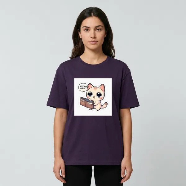 See_No_Money_Classic_T_Shirt_Purple