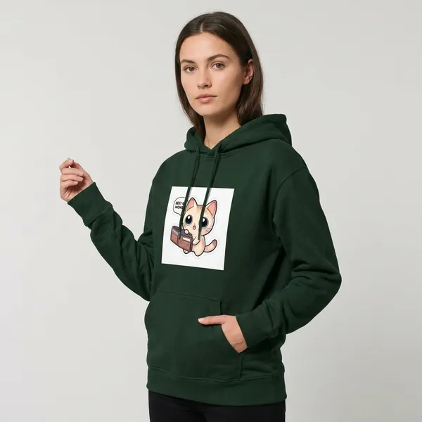 See_No_Money_Unisex_Hoodie_Bottle_Green