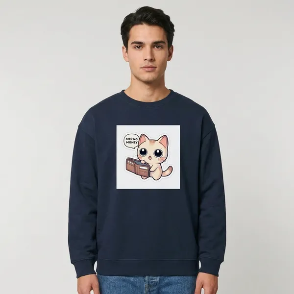 See_No_Money_Oversized_Sweatshirt_Navy_Blue