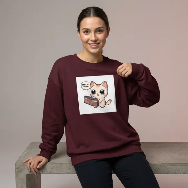 See_No_Money_Oversized_Sweatshirt_Maroon