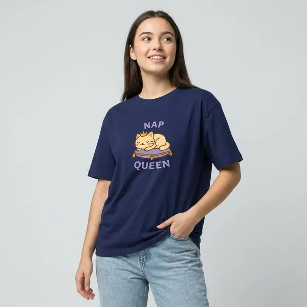 Nap_Queen_Unisex_Classic_T_Shirt_Royal_Blue