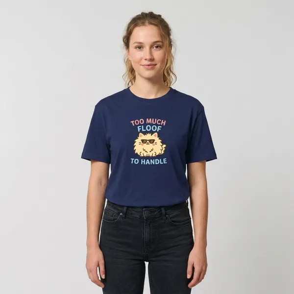 Too_Much_Fluff_To_Handle_Unisex_Classic_T_Shirt_Royal_Blue