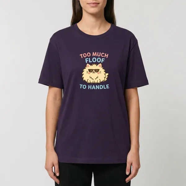 Too_Much_Fluff_To_Handle_Unisex_Classic_T_Shirt_Purple