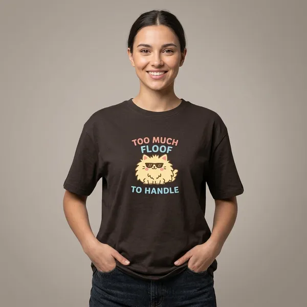 Too_Much_Fluff_To_Handle_Unisex_Classic_T_Shirt_Coffee_Brown