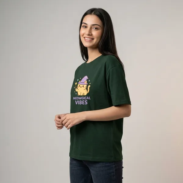 Magical_Vibes_Classic_T_Shirt_Bottle_Green