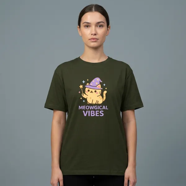 Magical_Vibes_Classic_T_Shirt_Olive_Green