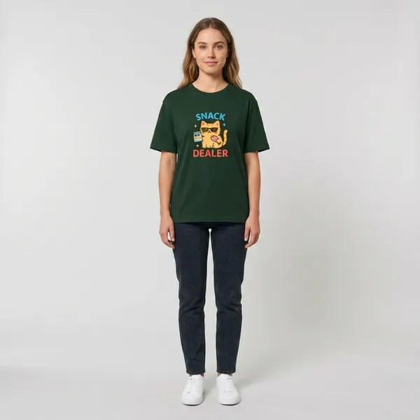 Snack_Dealer_Classic_T_Shirt_Bottle_Green