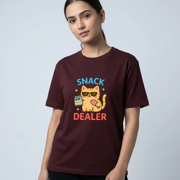 Snack_Dealer_Classic_T_Shirt_Maroon