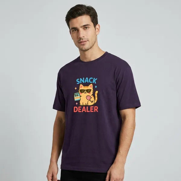 Snack_Dealer_Classic_T_Shirt_Purple