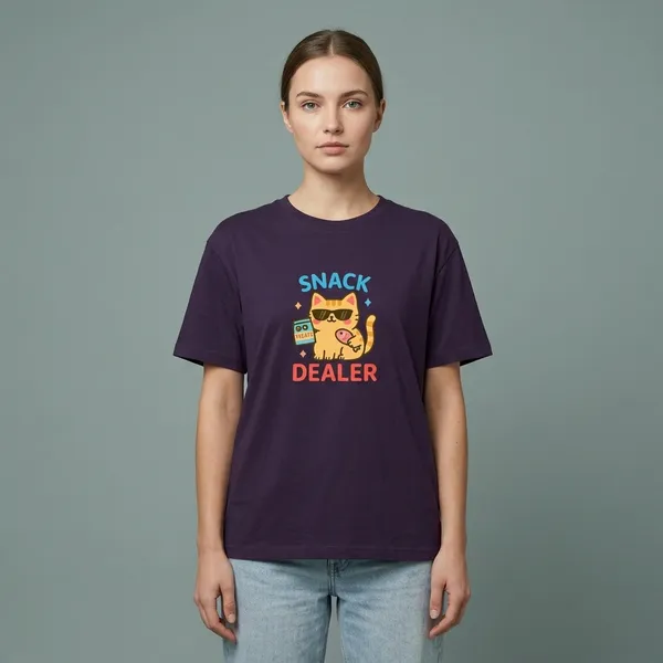 Snack_Dealer_Classic_T_Shirt_Purple