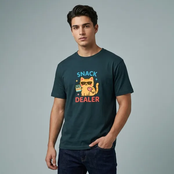Snack_Dealer_Classic_T_Shirt_Petrol_Blue