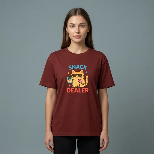 Snack_Dealer_Classic_T_Shirt_Brick_Red