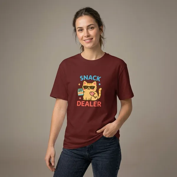 Snack_Dealer_Classic_T_Shirt_Brick_Red