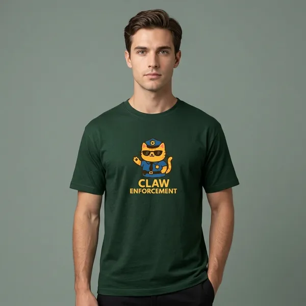 Claw_Enforcement_Classic_T_Shirt_Bottle_Green