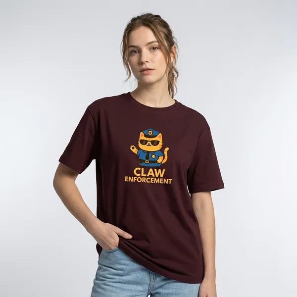 Claw_Enforcement_Classic_T_Shirt_Maroon