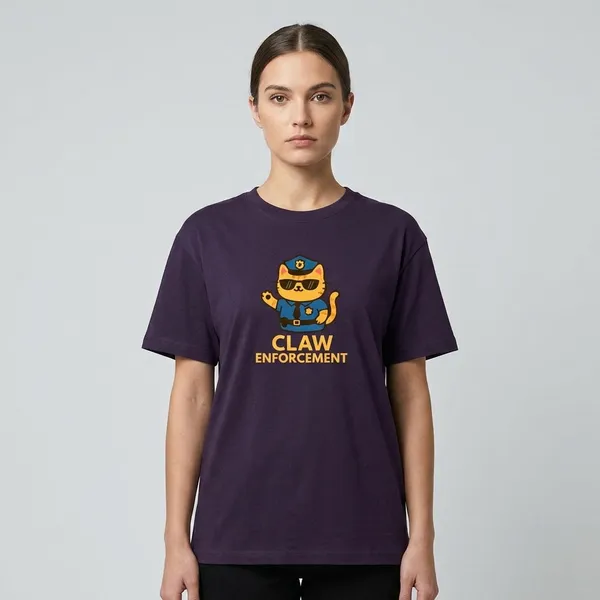 Claw_Enforcement_Classic_T_Shirt_Purple