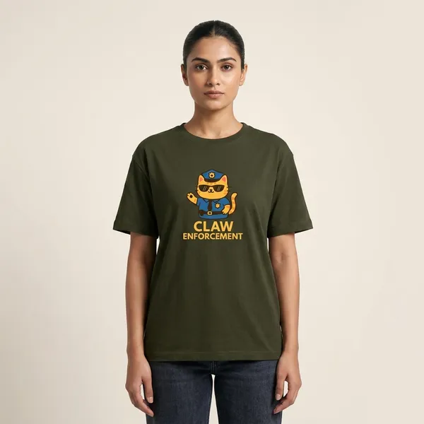 Claw_Enforcement_Classic_T_Shirt_Olive_Green