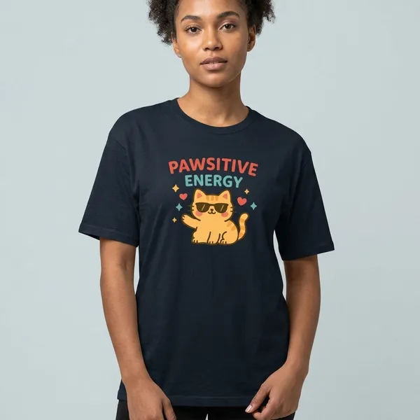 Positive_Energy_Classic_Crew_T_Shirt_Navy_Blue