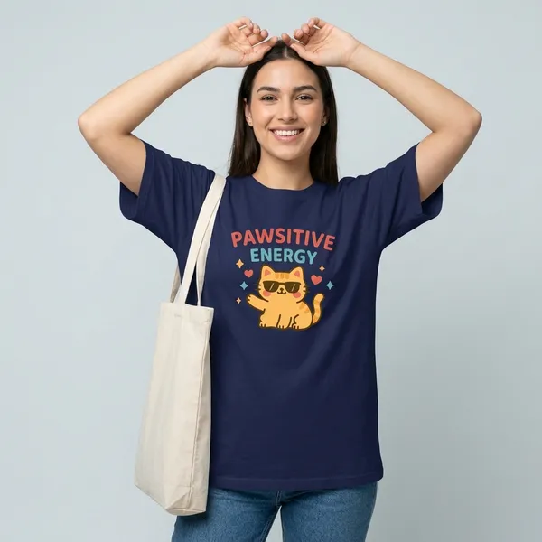 Positive_Energy_Classic_Crew_T_Shirt_Royal_Blue