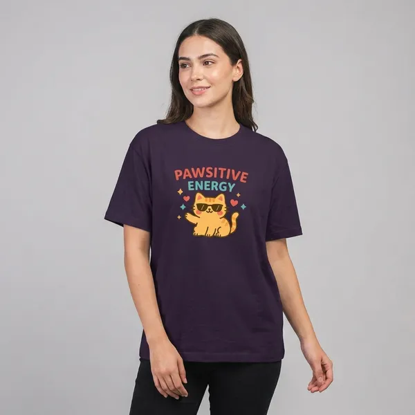 Positive_Energy_Classic_Crew_T_Shirt_Purple