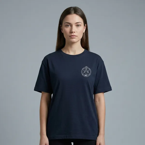 Circle_Of_Karma_Classic_T_Shirt_Navy_Blue