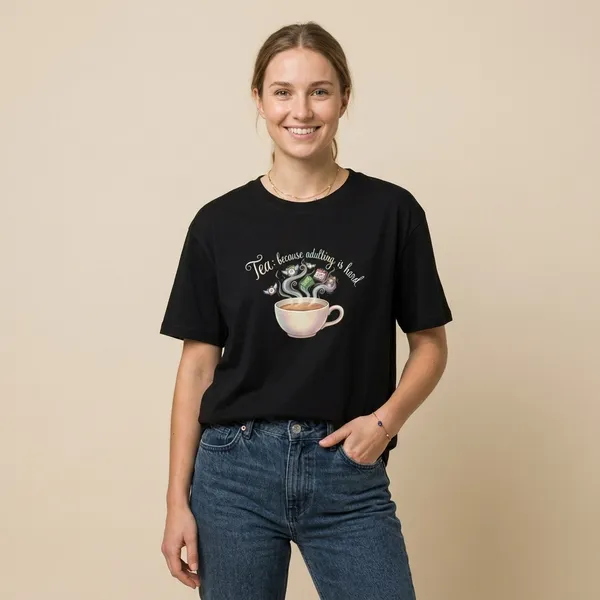 Adulting_Is_Hard_Classic_T_Shirt_Black